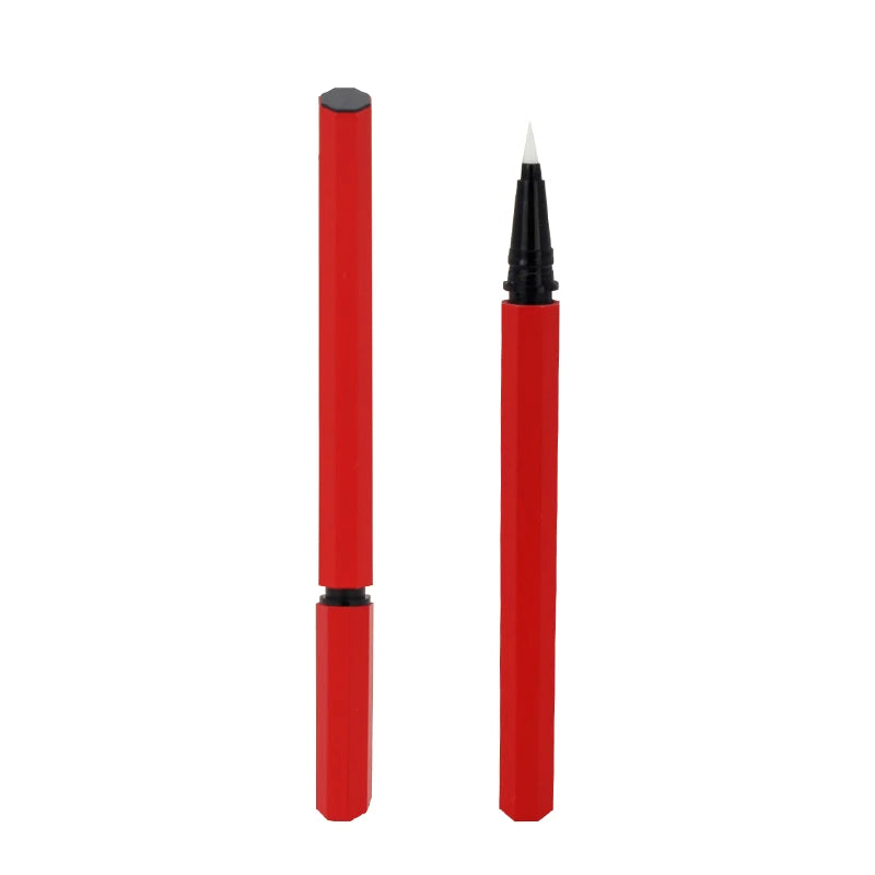 Global sales Octagonal eyeliner packing Eyeliner container Makeup empty eye pencil customized