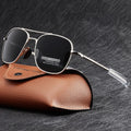 Custom Logo Brand American Polarized Sun Glasses UV400 Mirror Lens Shades Polarized Pilot Sunglasses for Men