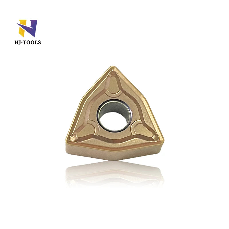 HongJiang WNMG-MM OEM Solid Tungsten Carbide CNC Milling Tool Inserts for Stainless Steel Machining Center AlTi/AlTiSi Coating