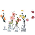 Handmade Nordic Retro Minimalist Metal Vase Black Iron Wire Contour Decor Silhouette Flower Table Art Decoration Wonder Small