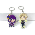 New Craft Custom Keychain Acrylic Transparent Charm Gift Epoxy Resin