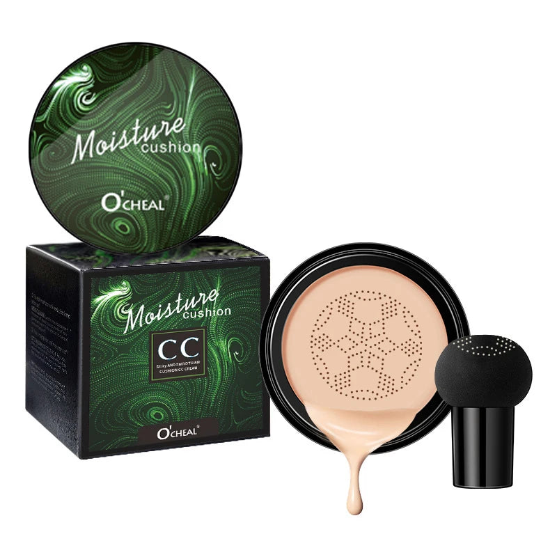 OCHEAL Waterproof Moisturizing Foundation Makeup for Face Cosmetics Makeup Concealer Mushroom Air Cushion BB Cream