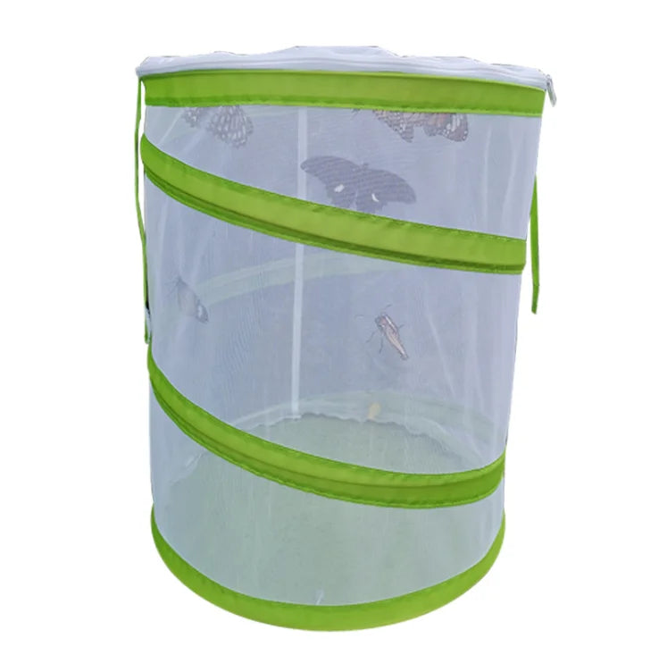 13 3/4 " X 20" Pop-up Butterfly Terrarium Butterfly House Large Mesh Insect and Butterfly Habitat Cage Reptile Terrarium Cage