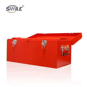 SMILE Factory Customizable Stainless Steel Waterproof Double Lock Tool Storage Box with Dividers and Trays