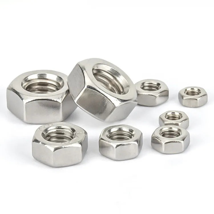 Factory Galvanized M3-M20 Stainless Steel Hex Nut Carbon Steel M8-M16 Hexagon Nut for Mining Application