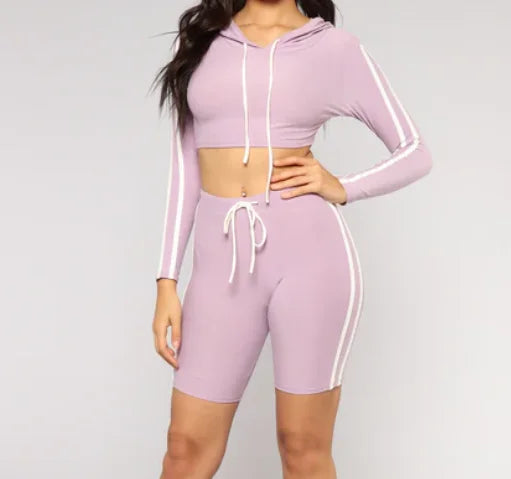 High Quality Women Summer Fashion Set  Tennis Long Sleeve Set  Tracksuit