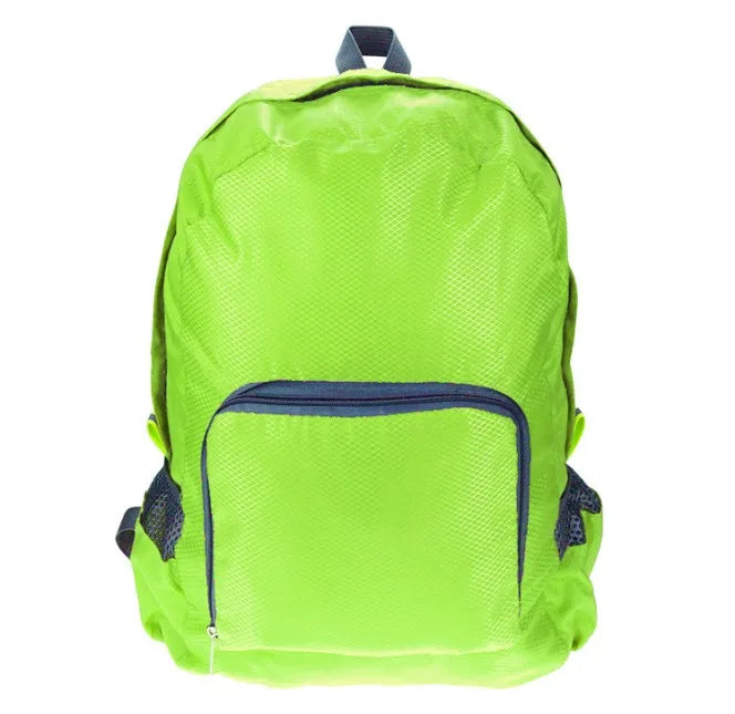 Foldable Travel Backpack Waterproof Lightweight Packable Daypack Durable Polyester Zipper Hiking Sports Camping Daily Use