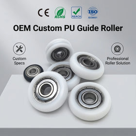 Cabin Sliding Gate Window Roller Wheel BSR62630-6 6x30x6 Plastic Concave Rollers Slides Track Bearing Roller for Shower Door