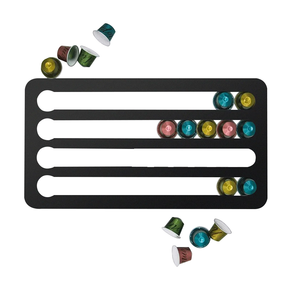AM Store Hot Sale 1PCS Pod Organizer Universal Acrylic Holder Storage System Cups Capsules Stand Coffee Cup Basket