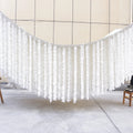 Hand Sewn Fabric Flowers Wedding Ceiling Floral White Hanging Flowers for Wedding Decoration