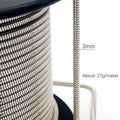Original 925 Sterling Silver Jewelry Men 3mm Snake Chain Roll Necklace Bracelet for Diy Jewelry Making Accessories