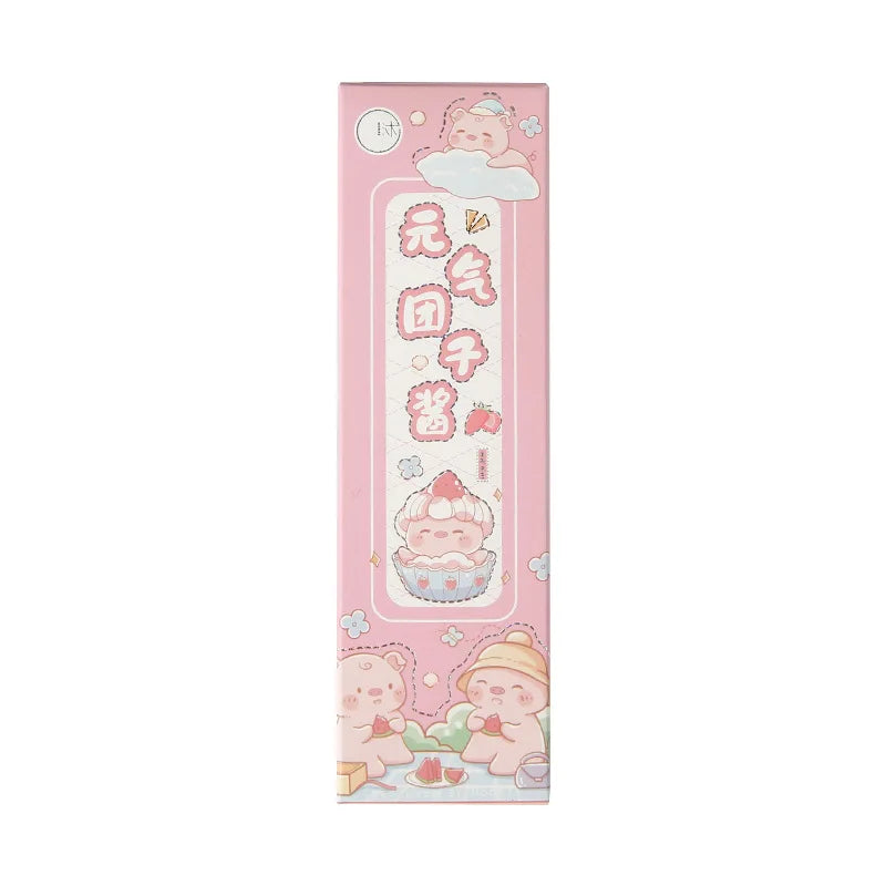 30 Pieces/Pack Boxed Paper Special-Shaped Bookmark Vigorous Tuanzi Sauce Series Gift Blessing Greeting Card Message Card