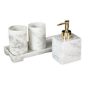 Hotel Plastic Modern Design Bathroom Hand Soap Dispenser 350ML Striped for Shampoo Body Wash Lotion