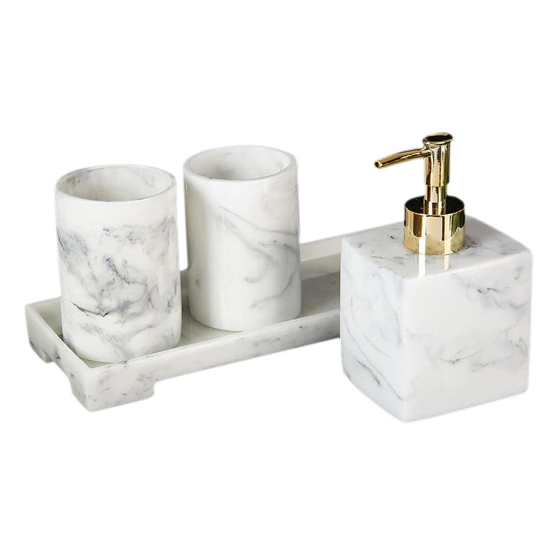 Hotel Plastic Modern Design Bathroom Hand Soap Dispenser 350ML Striped for Shampoo Body Wash Lotion