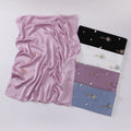 Muslim Malaysian Women Diamond Bubble Chiffon Scarves Hijabs Plain Chiffon Hijabs Hand-Made Flower Pendants Wedding Shawls
