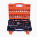 46PCS Ratchet Wrench Socket DIY Hand Tools Set with Hard Case OEM Acceptable for Bicycle Maintenance