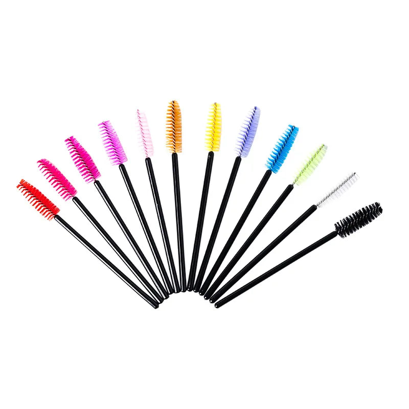 50 PCS Hottest Nylon Disposable Mascara Wands False Eyelashes & Tools Makeup Tools Eyelash Brush Offer Plastic Eyes 50 Bags