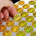 Custom Made 3D Hologram Security Anti-Fake Void Sticker Label QR Code Water Proof Holographic Sticker for Watches Custom Shape