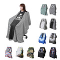 Wholesale Professional Hairdresser Chemical Proof Plastic Polyester Hair Cutting Cape Salon Barber Capes Customized Color Logo