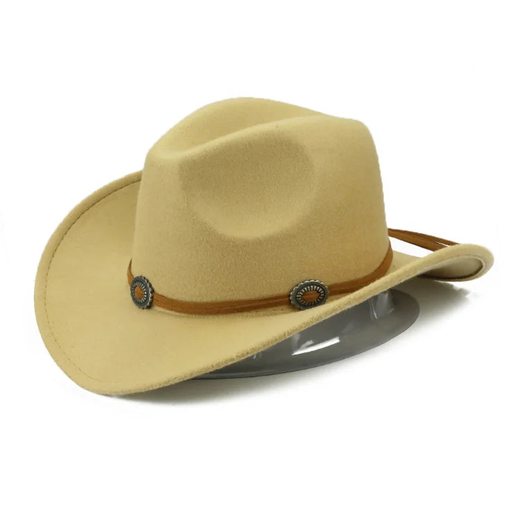 Wholesale Custom Hat Custom Men Felt Cowboy Fashion Hats