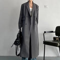 Wholesale 2025 Autumn Silhouette With a Loose and Slimming Feel Korean Version Long Suit Women's Coat
