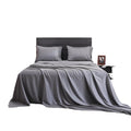 Luxury 100% Bamboo Embroidered Wool Filled 300tc Bedding Set Bed Sheet Eco-Friendly Woven Modern Summer Style