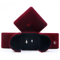 Romantic Big Blue Jewelry Box Packaging Velvet Chain Black Jewelry Packaging Jewellery Set Box for Jewelry Bracelet Necklace