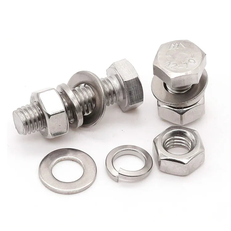 Galvanized Stainless Steel Nut and Bolt Hex Bolts and Nuts