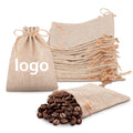 Promotion Rice Spice Herbs Christmas Gifts Multi-Purpose Reusable Small Drawstring Coffee Bags Jute