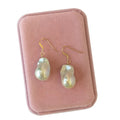AAA Nature Baroque Freshwater Pearl Drop Earrings 14K Gold Filled Fashion Design for Party Wedding 14-18 mm Pearl