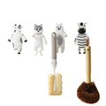 Lovely Luxury Animal Family PVC Wall Hook Cat Dog Bear Kitchen & Bathroom Fridge Sticker Can Washed Home Decoration