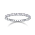 Boutique Best Price 925 Sterling Silver D/VVS Moissanite Diamond Ring Romantic Simple Style Women's Engagement Wedding Rings