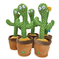 Hot Sale English Plush Dancing Music Cactus Toy Custom USB Charging Electric Repeat Singing Dancing Cactus Doll