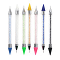 Nail Diamond Painting Pens with Wax Glue Point Drill Pen Diamond Art Accessories for DIY Crafts Painting Cross-Stitch Nail Art