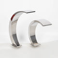 DAVEY 304 Stainless Steel Silver Hook Shape Outdoor Decoration Waterfall Fountain for Swimming Pool Spa with Easy Install