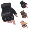 Wholesale Custom Men's Impact Resistant Fingerless Tactical Gloves for Sports Gym Shooting Hunting Training Cycling for Fishing
