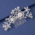 AA016562 Headdress Fashion Pearl Rhinestone BRIDE Hair Combs Wedding Dress Combs Wholesale