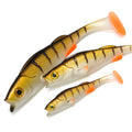 Spinpoler Vigour Perch Soft Fishing Lure Shad 7cm 11cm 14cm Paddle T Tail UV Wobblers Bass Pike Aritificial Silicone Swimbait