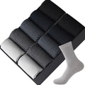 Wholesale Women Men's Cheap Business Dress Bamboo Cotton Socks Box Custom Logo Crew Plain Office Embroidery Bamboo Fiber Men Soc
