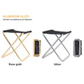 WOQI  Mini Portable Folding Stool Ultra Light Portable Outdoor Folding Chair Storage Bag for BBQ