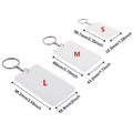 Sublimation Blank Acrylic Keychains Memorial Mobile Keychain for Home Decoration