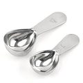 15ML 30ML Stainless Steel Short Handle Coffee Powder Measuring Spoon Coffee Scoop for Cafe Home