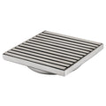 Deluxe 4 Inches SUS304 Stainless Steel Anti-odor Square Shower Floor Drain Quick Drainage Bathroom Floor Trap Grating Strainer
