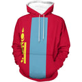 Fitspi Men Morocco Flag Unisex Pullover Sweatshirt 3d Country Print Autumn Winter Casual Loose Long Sleeve Hoodies With Pocke