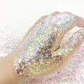 Wholesale Chunky Glitter Powder Bulk Shiny Glitter for Nail Art Resin Slime Crafts Decoration PET Glitter Factory Supply