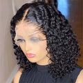 Wholesale Peruvian Bob Wigs for Black Women Water Wave Short Bob Wigs Human Hair Lace Front HD Full Lace Frontal Wig Vendor