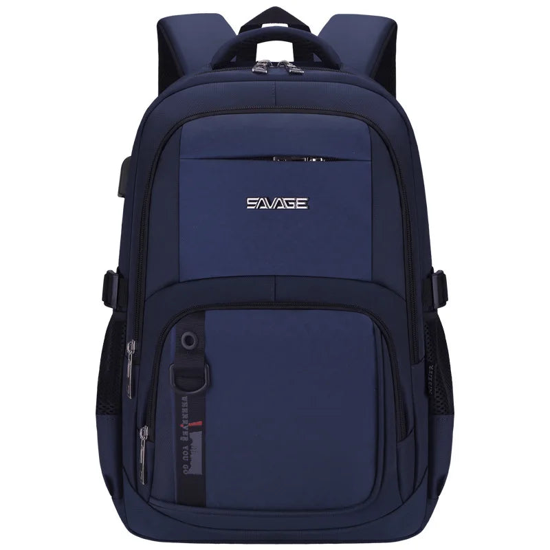 Fashion Business Commuting Backpack Computer Bag Large Capacity Travel Lightweight Waterproof Schoolbag