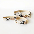 Wholesale Stocked Designer Leather Snake Dog Collar and Leash