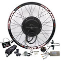 UK USA Stock Cheap Electric Bike Kit 48/52/72V Brushless Gearless Dc Hub Motor MTX Rim 2000W Ebike Conversion Kit with 7S