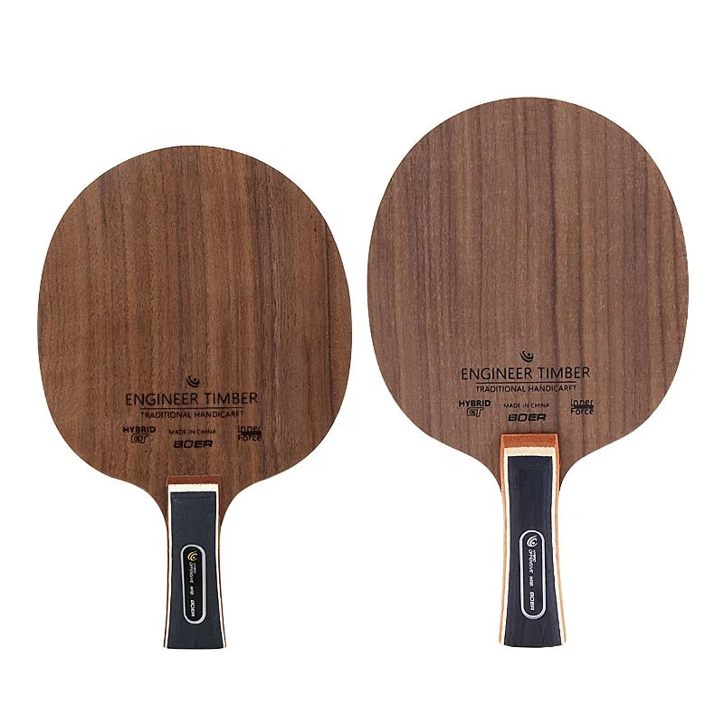 Custom 7 Ply Classic Pine Wood Yellow Rose Table Tennis Blade